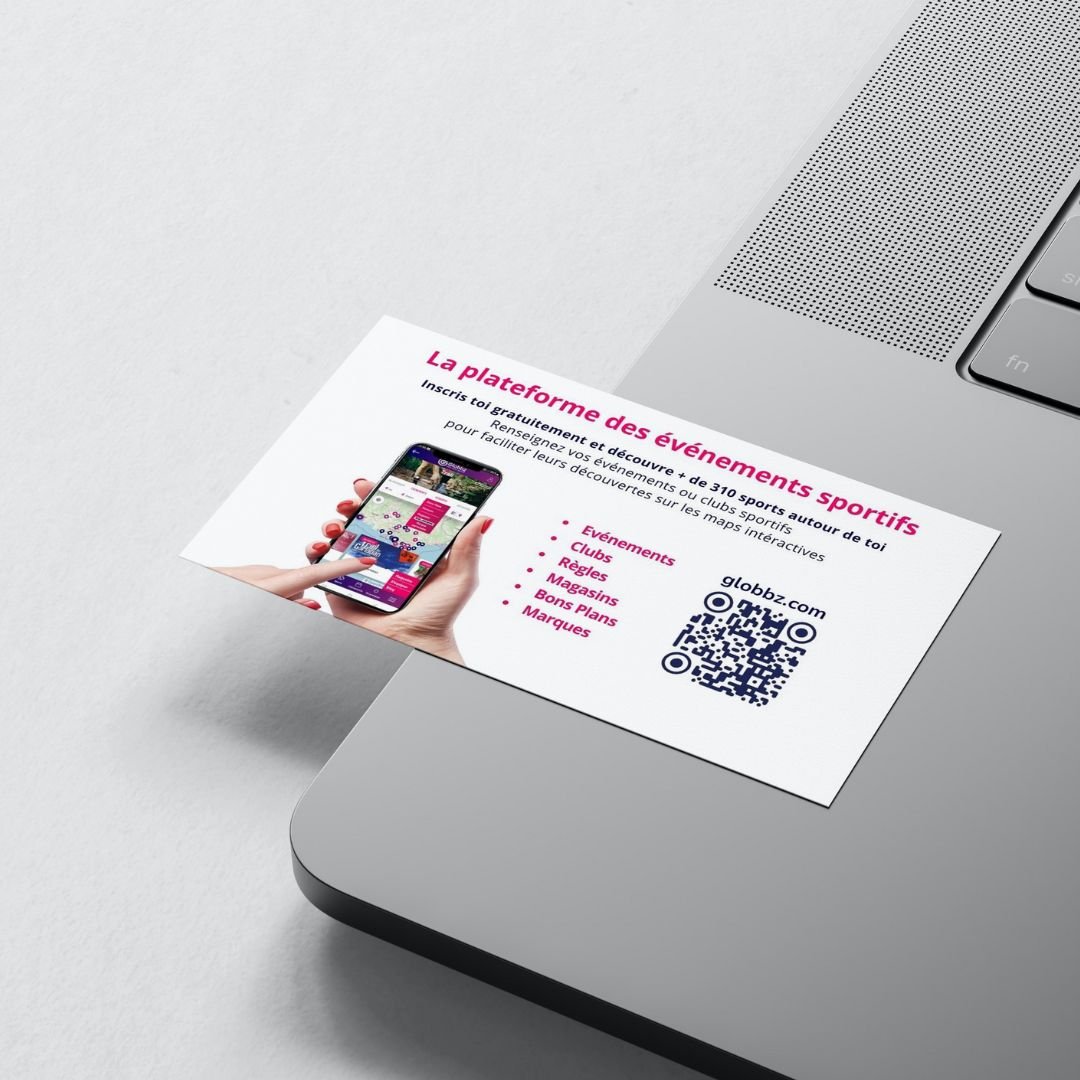 Carte de visite avec QR code