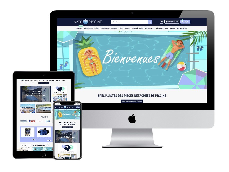 Refonte du site e-commerce Web Piscine — Web Piscine — pièces détachées de piscine